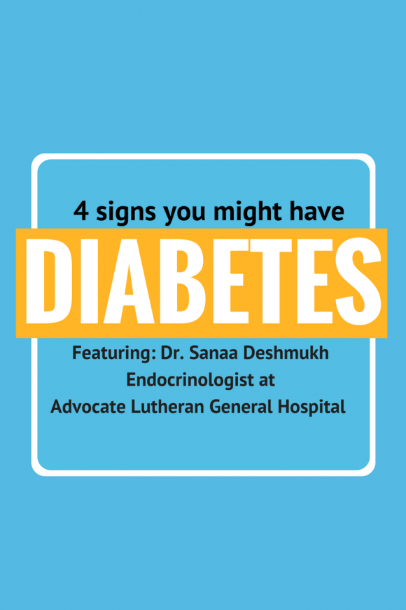 4 Signs You Might Have Diabetes Health Enews   Diabetes 1 580x870 